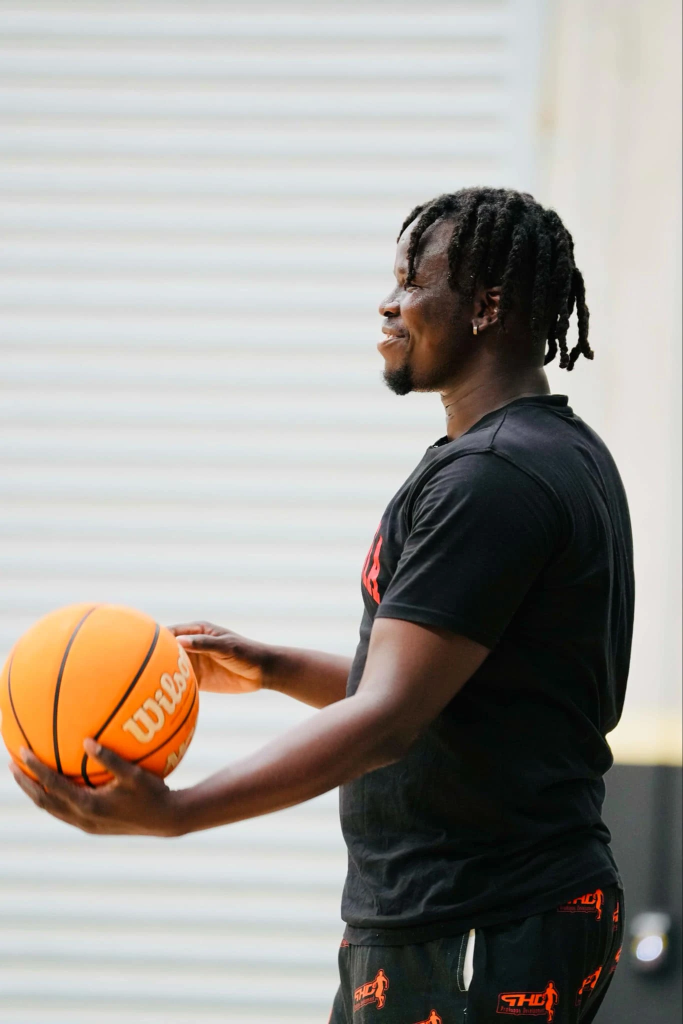 Coach Deng Kuany, founder of Pro Hoops Development