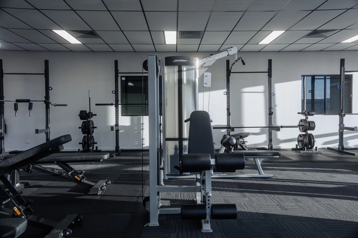 Strength training racks, benches and gym equipment at Run It Back